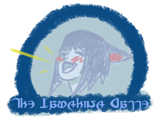 logo for laughing catte